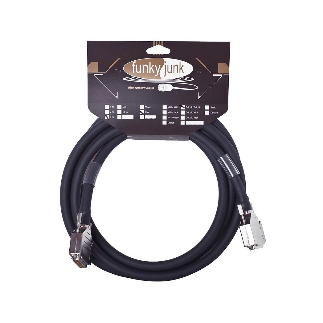 FJ Cables Manguera DSub 25 a DSub25 3 m