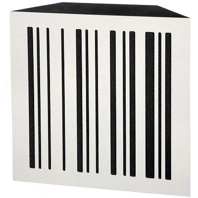 Skum Acoustics Streckkod HP Blanco