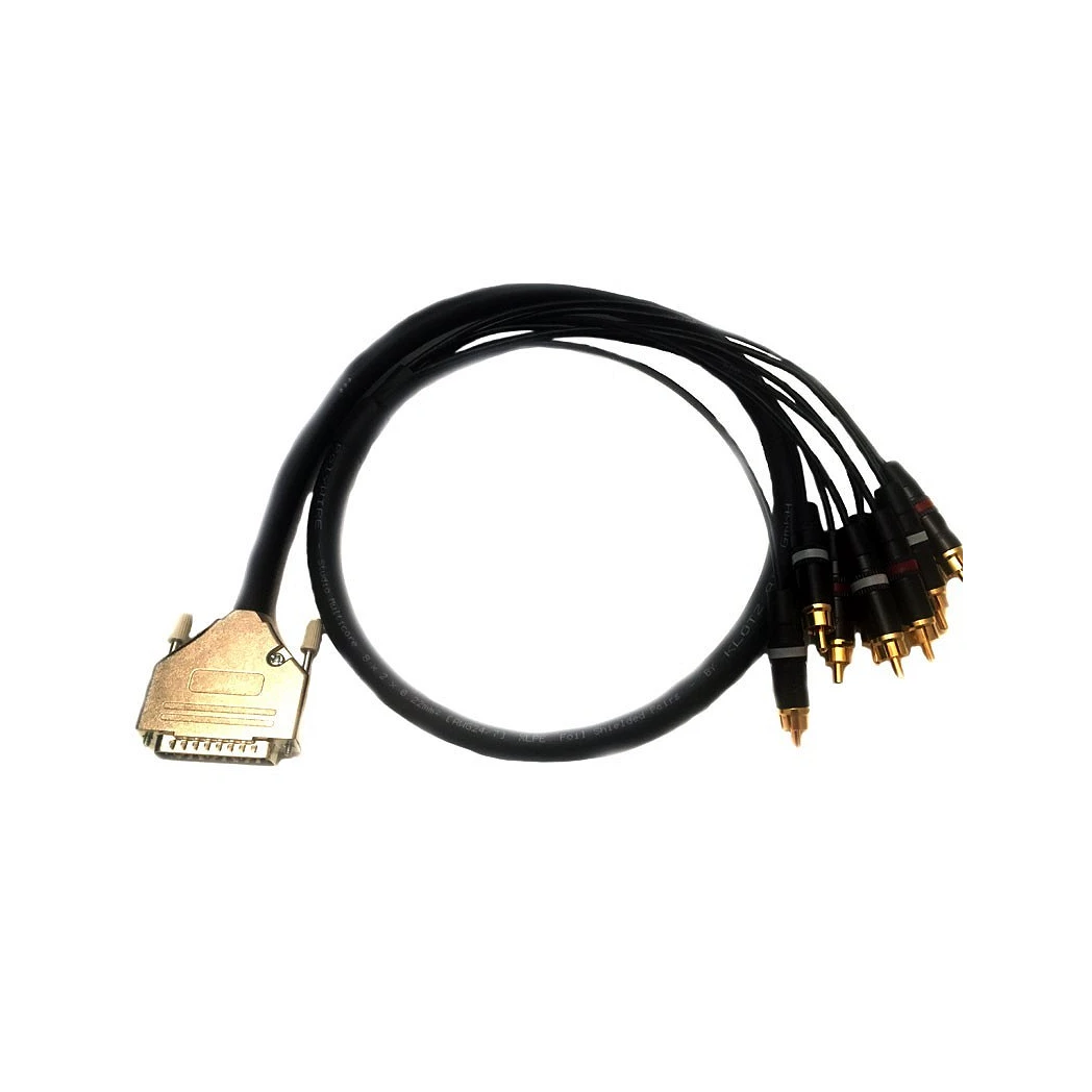 FJ Cables Manguera DSub 25 a 8 RCA 1 m