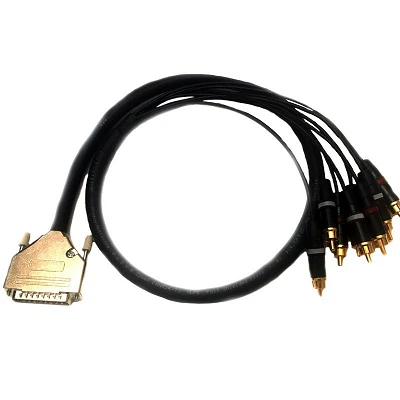 FJ Cables Manguera DSub 25 a 8 RCA 1 m