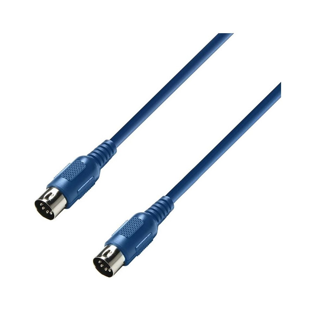 Adam Hall Cable MIDI 6m Azul