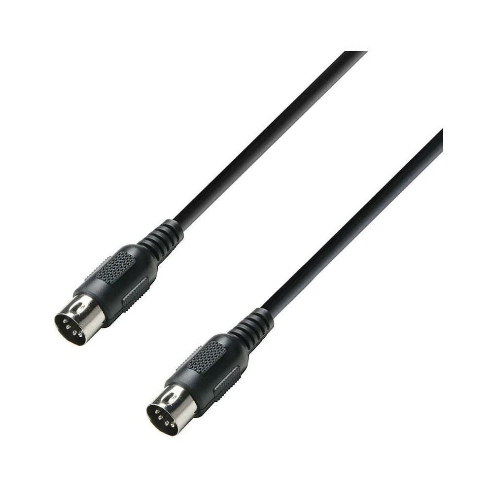 Adam Hall Cable MIDI 0,75m Negro