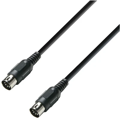 Adam Hall Cable MIDI 3m Negro