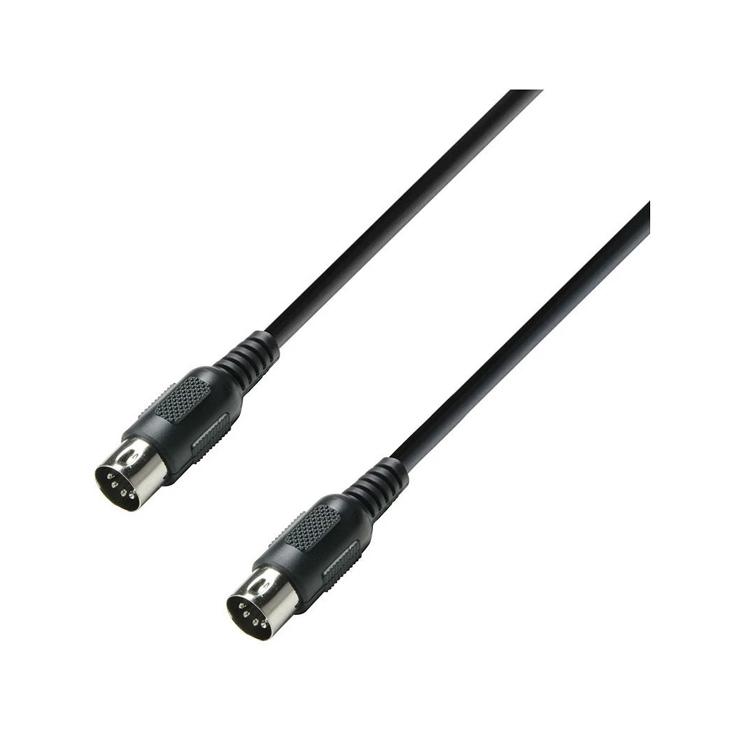 Adam Hall Cable MIDI 3m Negro