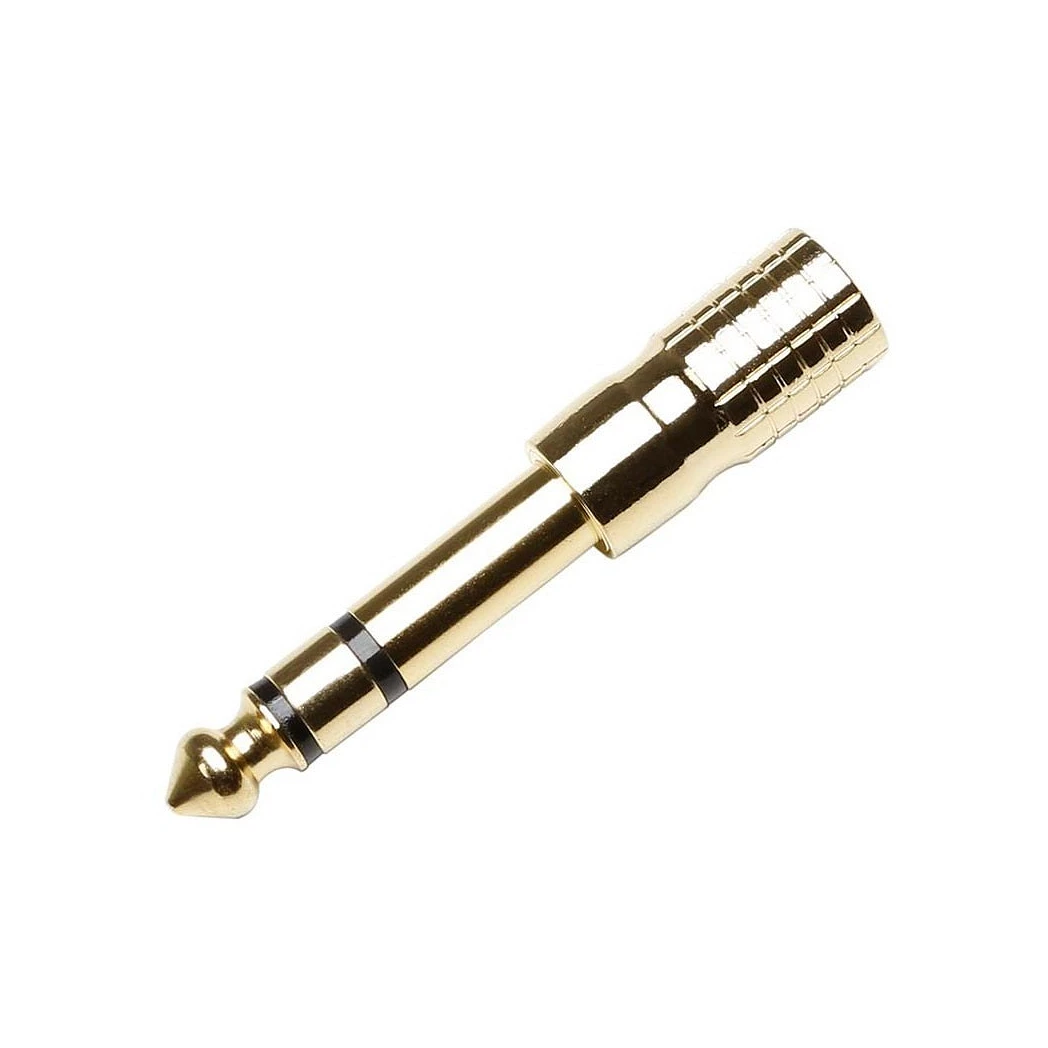 Adam Hall Adaptador de Minijack hembra estéreo a Jack estéreo macho