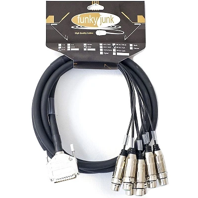 Fj Cables Manguera DSub 25 a 8 XLR Hembra 1 m
