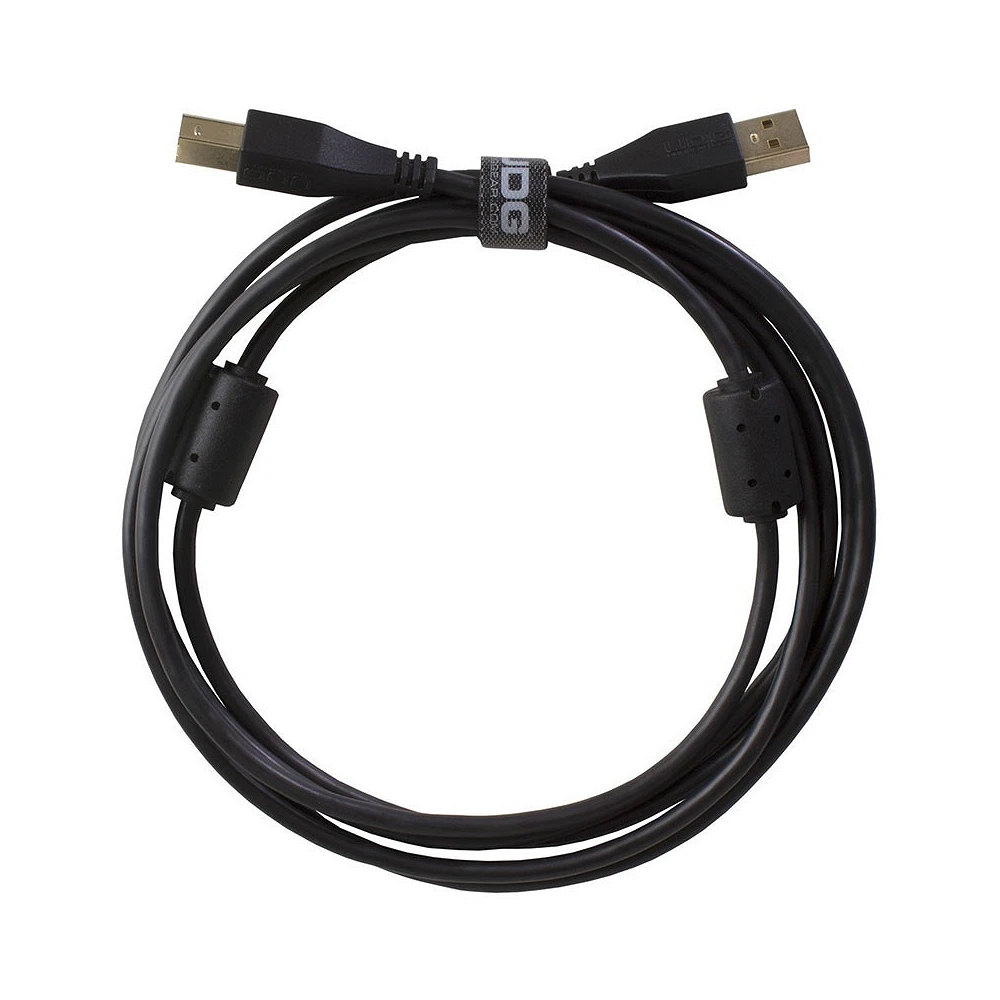 UDG Ultimate Audio Cable USB 2.0 A B Black Straight 1m