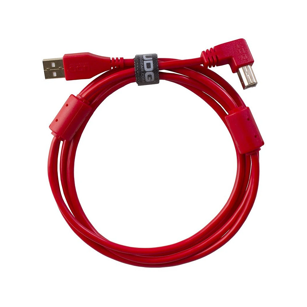 UDG Ultimate Audio Cable USB 2.0 A B Red Angled 1m