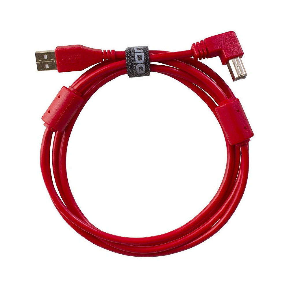 UDG Ultimate Audio Cable USB 2.0 A B Red Angled 2m