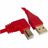 UDG Ultimate Audio Cable USB 2.0 A B Red Angled 3m Detalle