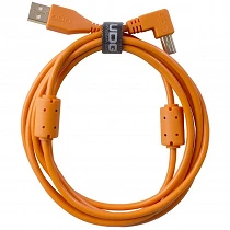 UDG Ultimate Audio Cable USB 2.0 A B Orange Angled 1m