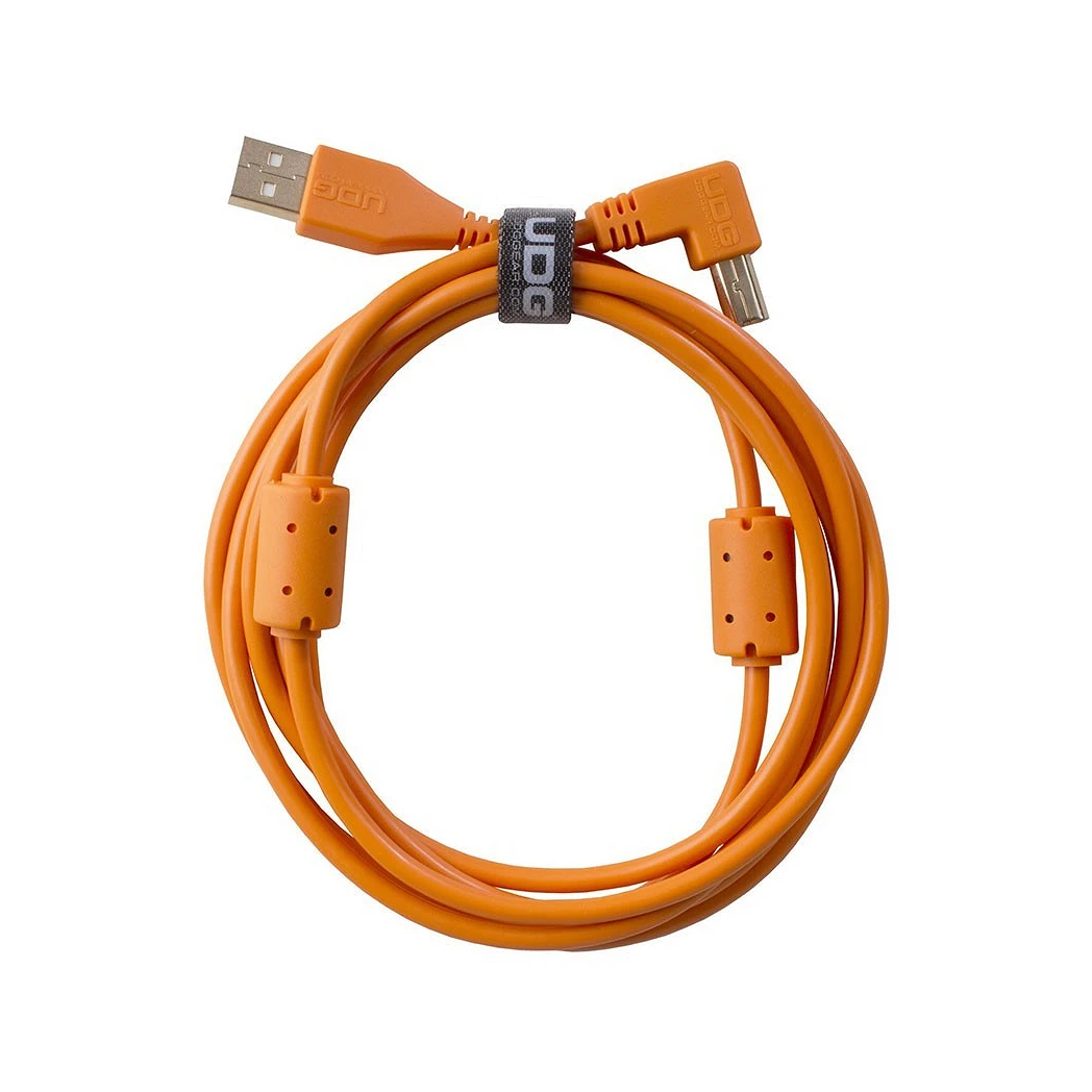 UDG Ultimate Audio Cable USB 2.0 A B Orange Angled 1m