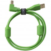 UDG Ultimate Audio Cable USB 2.0 A B Green Angled 1m