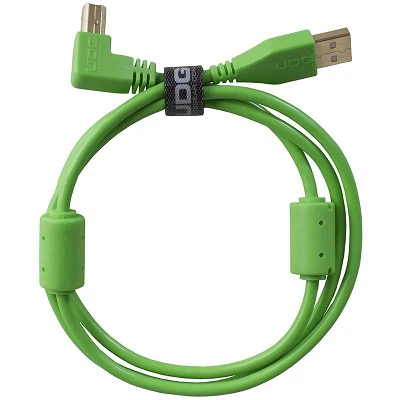 UDG Ultimate Audio Cable USB 2.0 A B Green Angled 2m