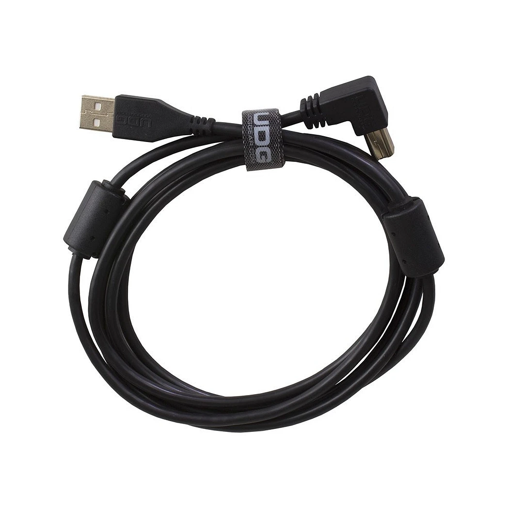 UDG Ultimate Audio Cable USB 2.0 A B Black Angled 2m