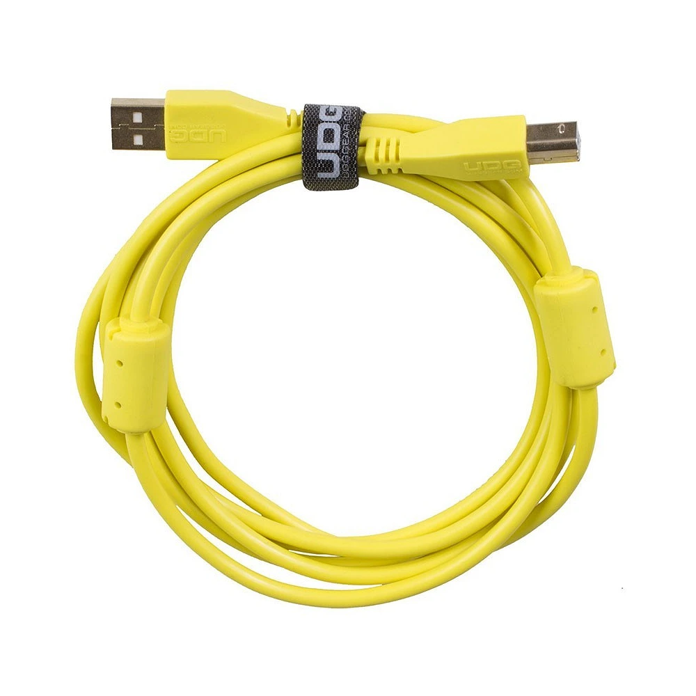 UDG Ultimate Audio Cable USB 2.0 A B Yellow Straight 2m