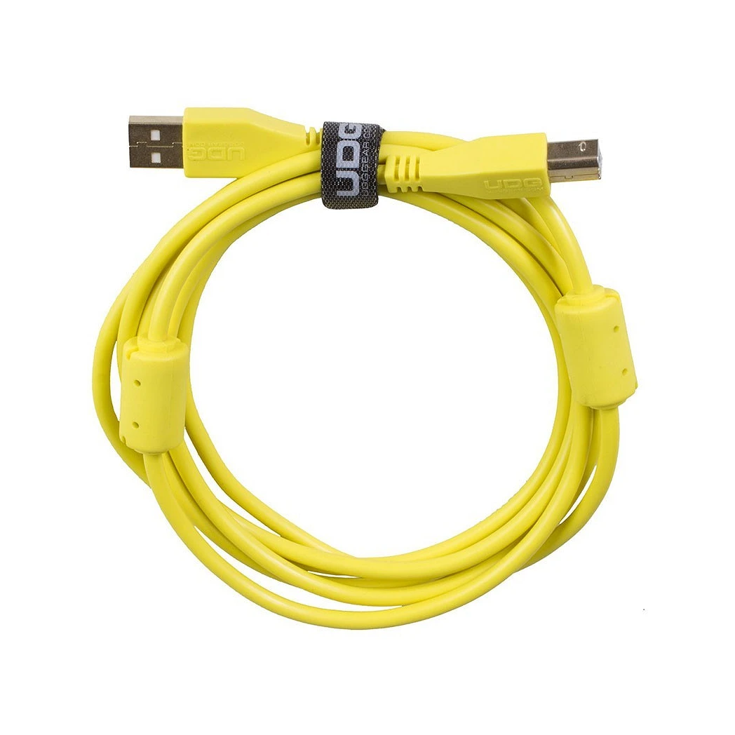 UDG Ultimate Audio Cable USB 2.0 A B Yellow Straight 3m