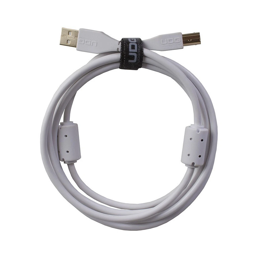 UDG Ultimate Audio Cable USB 2.0 A B White Straight 1m