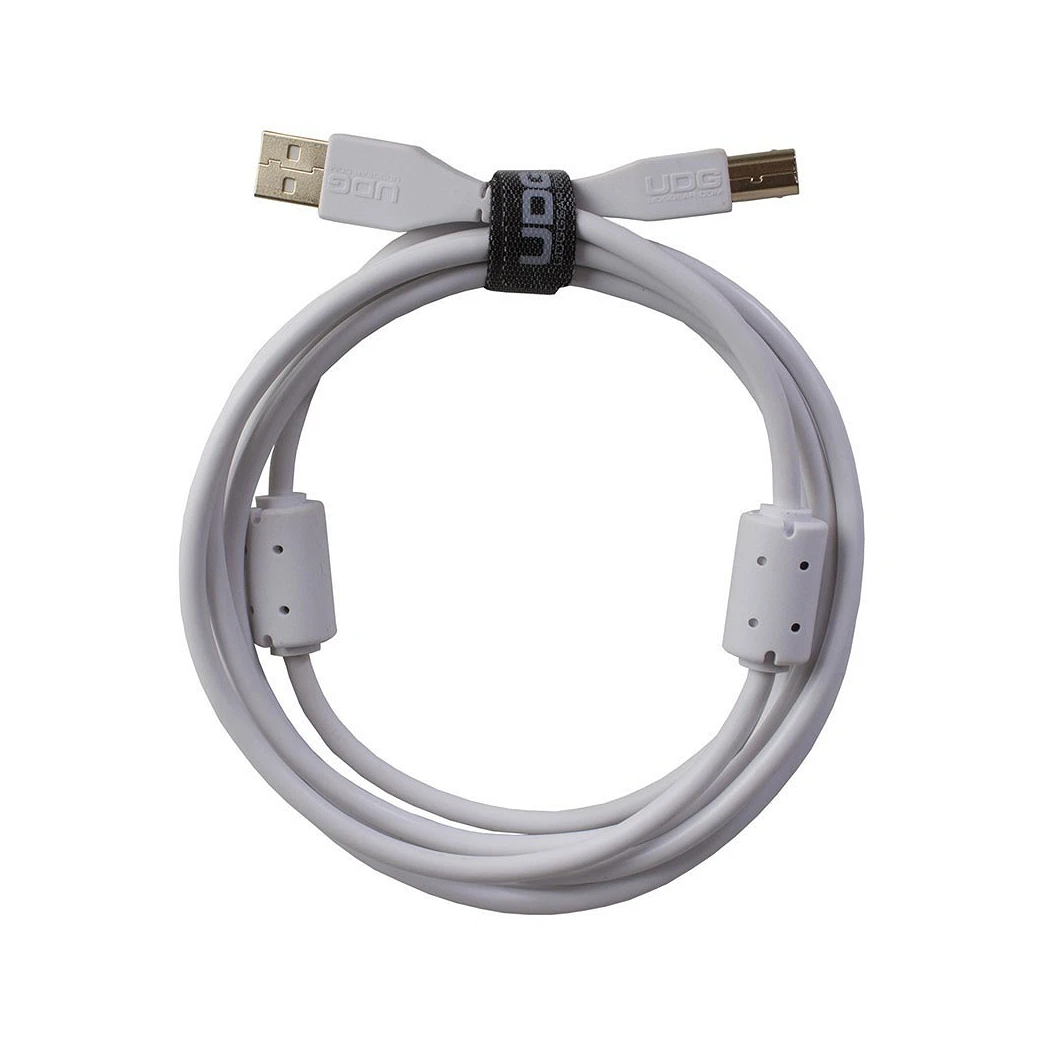 UDG Ultimate Audio Cable USB 2.0 A B White Straight 1m