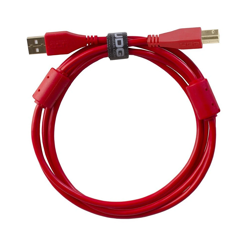 UDG Ultimate Audio Cable USB 2.0 A B Red Straight 2m