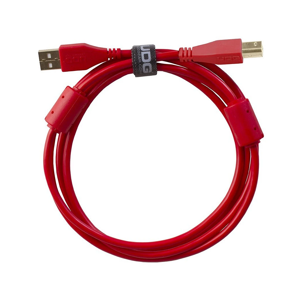 UDG Ultimate Audio Cable USB 2.0 A B Red Straight 3m