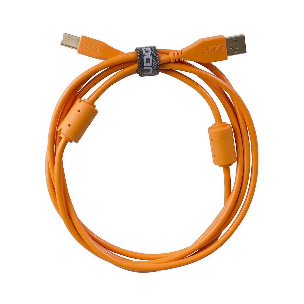 UDG Ultimate Audio Cable USB 2.0 A B Orange Straight 1m