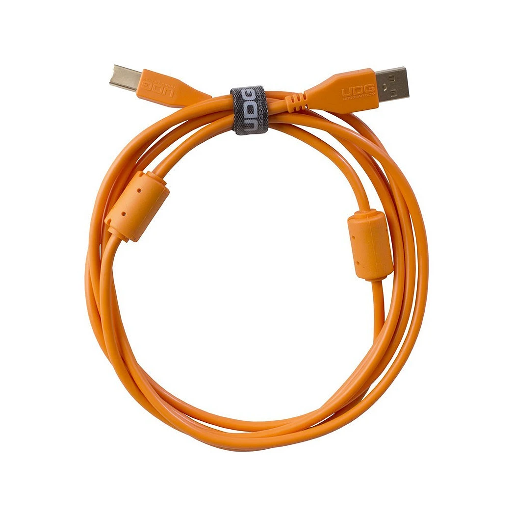 UDG Ultimate Audio Cable USB 2.0 A B Orange Straight 2m