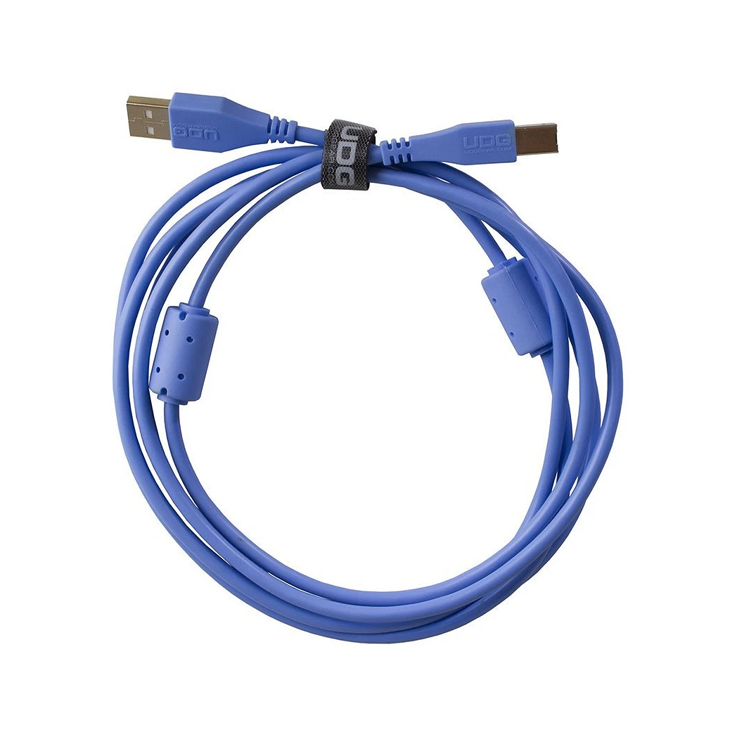 UDG Ultimate Audio Cable USB 2.0 A B Light Blue Straight 1m