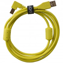 UDG Ultimate Audio Cable USB 2.0 A B Yellow Angled 1m