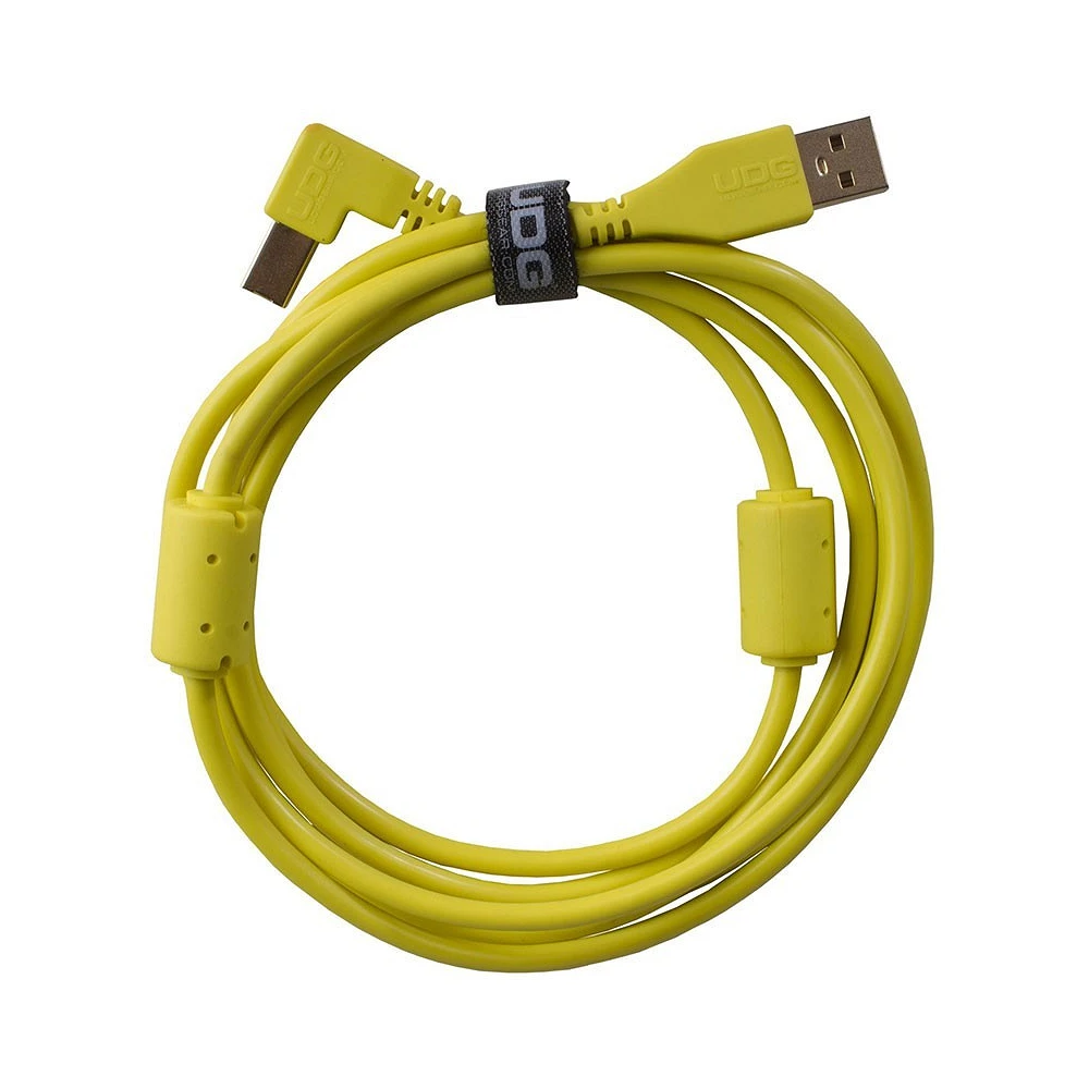 UDG Ultimate Audio Cable USB 2.0 A B Yellow Angled 3m