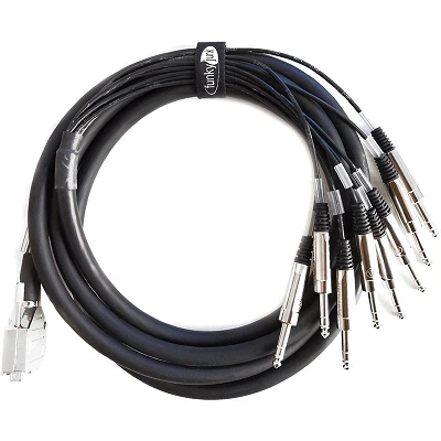 FJ Cables Manguera DSub 25 a 8 Jack TRS 3 m