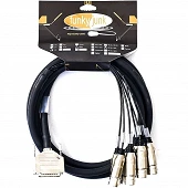 FJ Cables Manguera DSub 25 a 8 XLR Macho 3 m