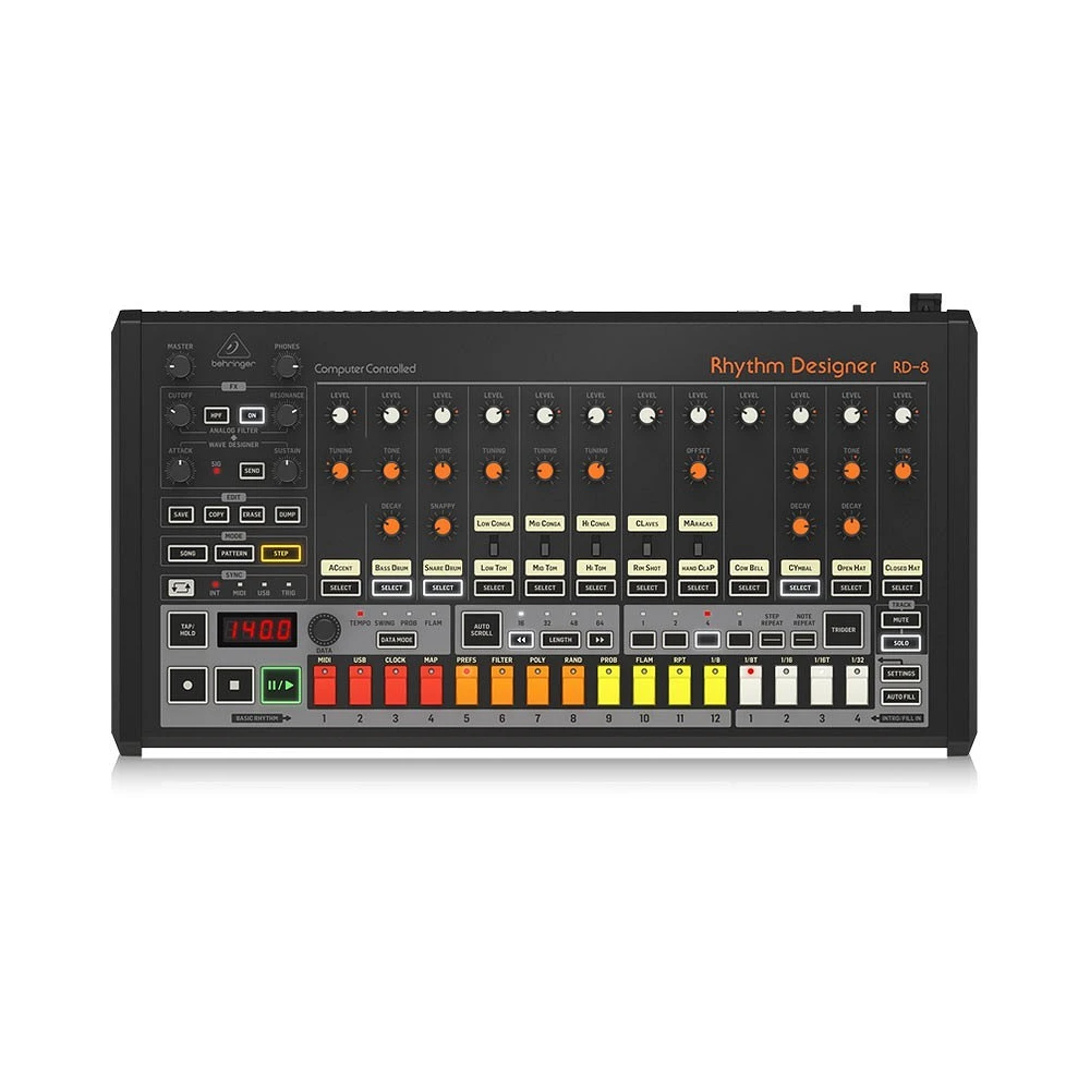Behringer Rhythm Designer RD8 Cutoff Pro Audio
