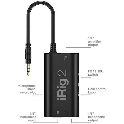 IK Multimedia iRig 2 Especificaciones