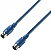 Adam Hall Cable MIDI 0,75 m Azul