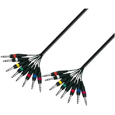 Adam Hall Manguera 8 Jacks Balanceados a 8 Jacks Balanceados 5 m