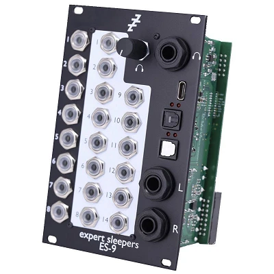 Expert Sleepers ES-9 USB Audio Interface Angle