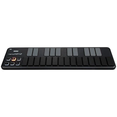 Korg Nanokey 2 Negro Front Angled