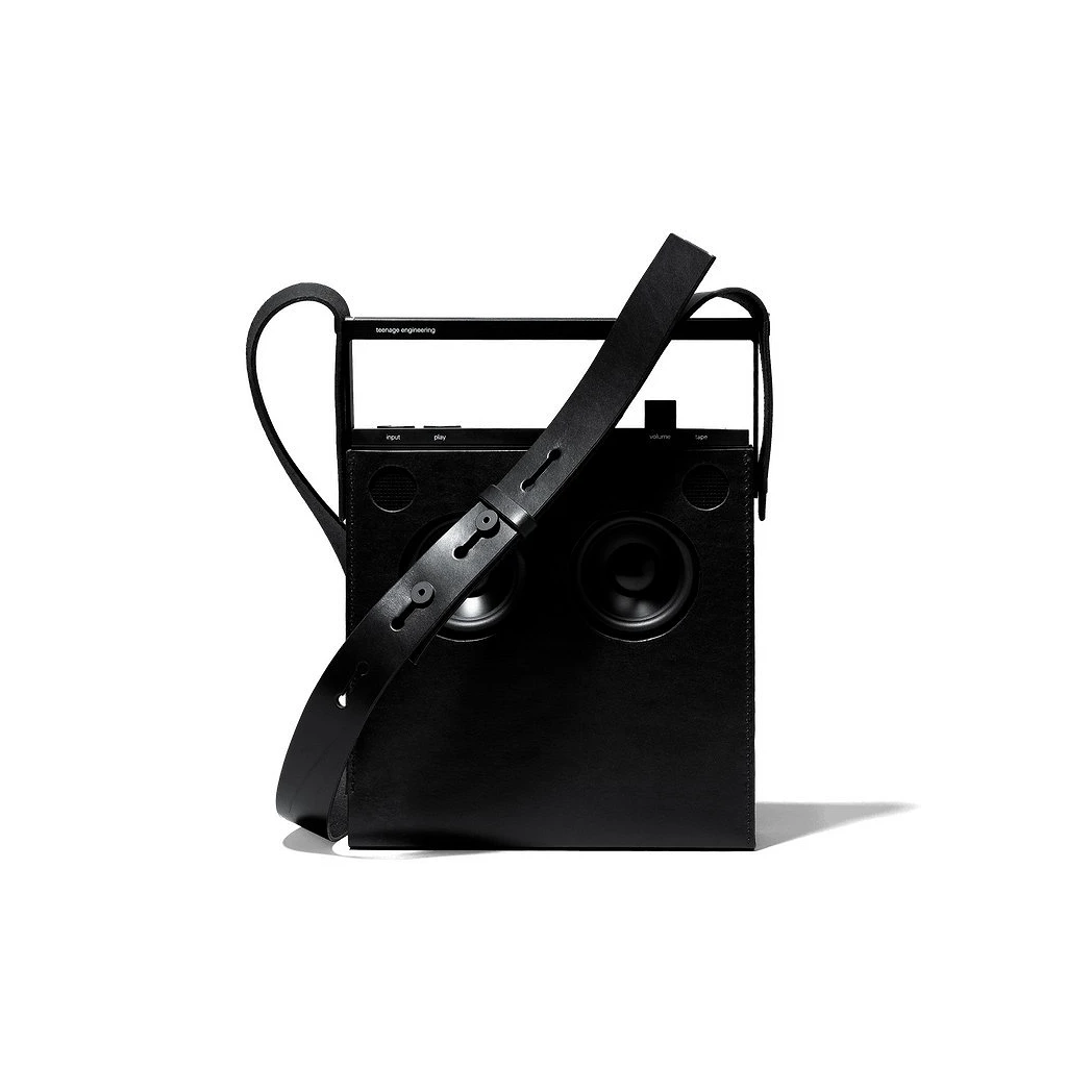 OB–4 leather bag & strap