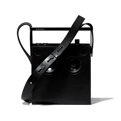 OB–4 leather bag & strap