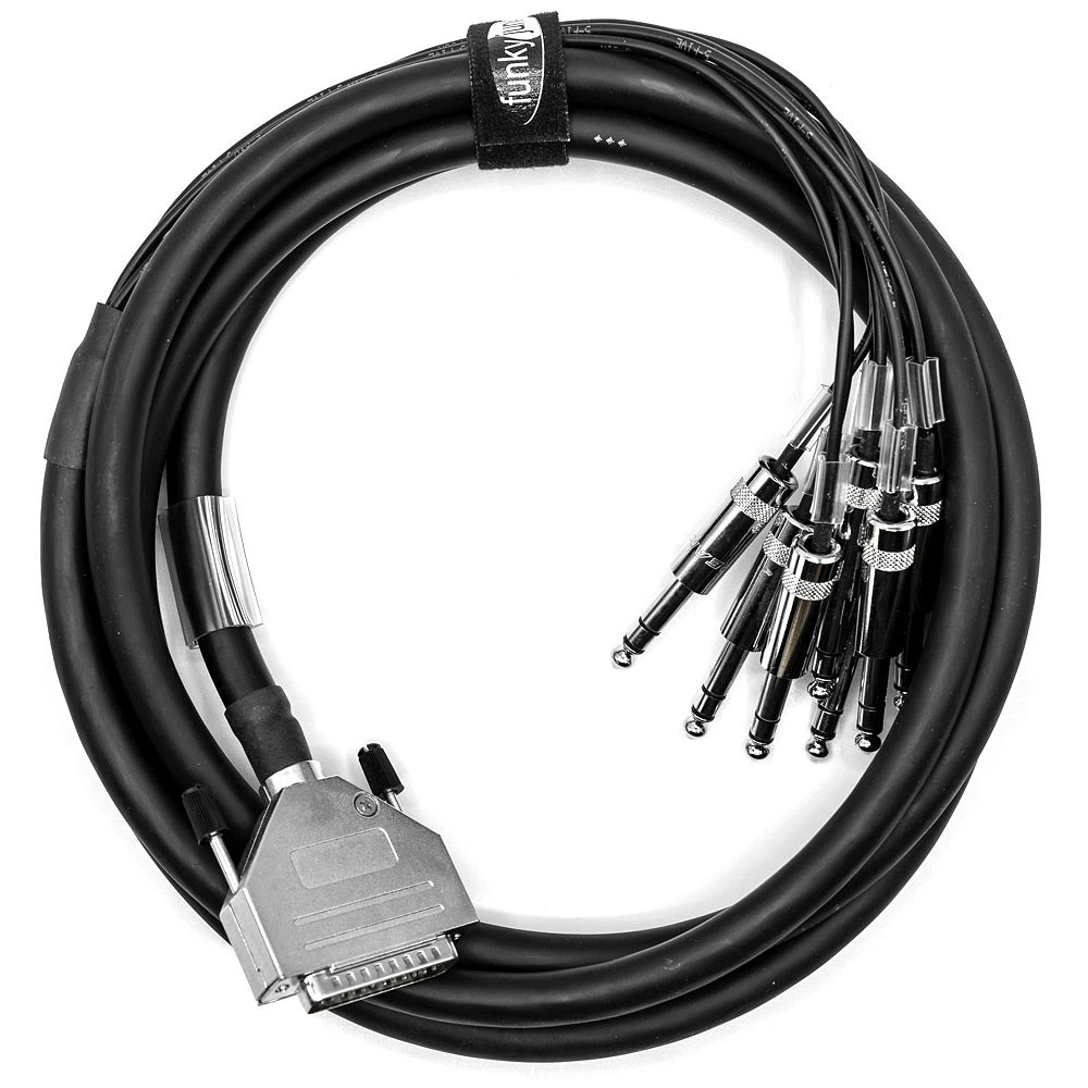 FJ Cables Manguera DSub 25 a 8 Jack TRS 1m Basic