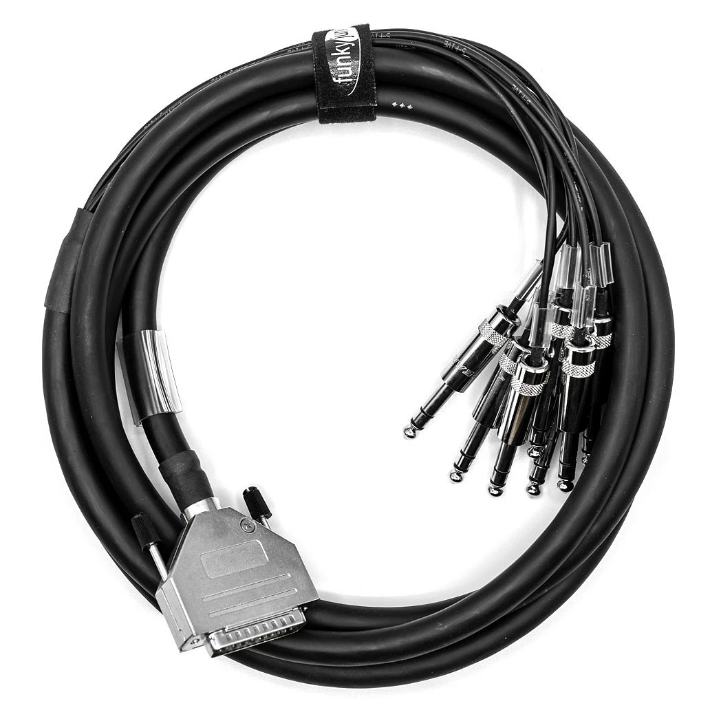 FJ Cables Manguera DSub 25 a 8 Jack TRS 1m Basic