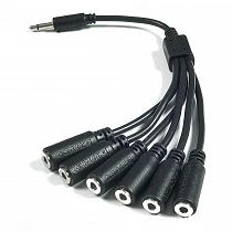 Befaco Squid Cable Multi 6 Vias Black