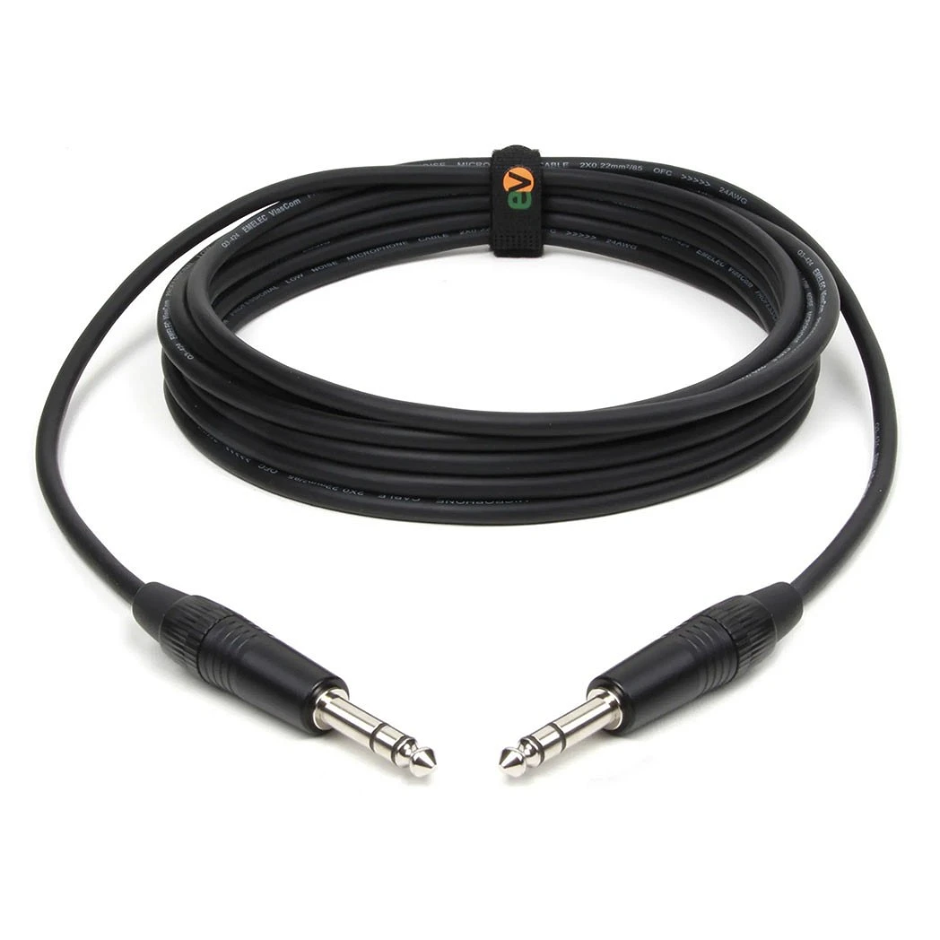 Emelec Cable Jack a Jack 6,3 Balanceado 1m