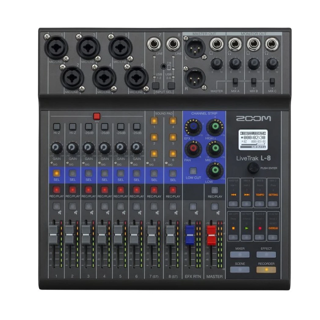 LiveTrak L-8 Top