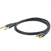 Proel Cable Jack Rca 1'5M CHLP310LU15BK
