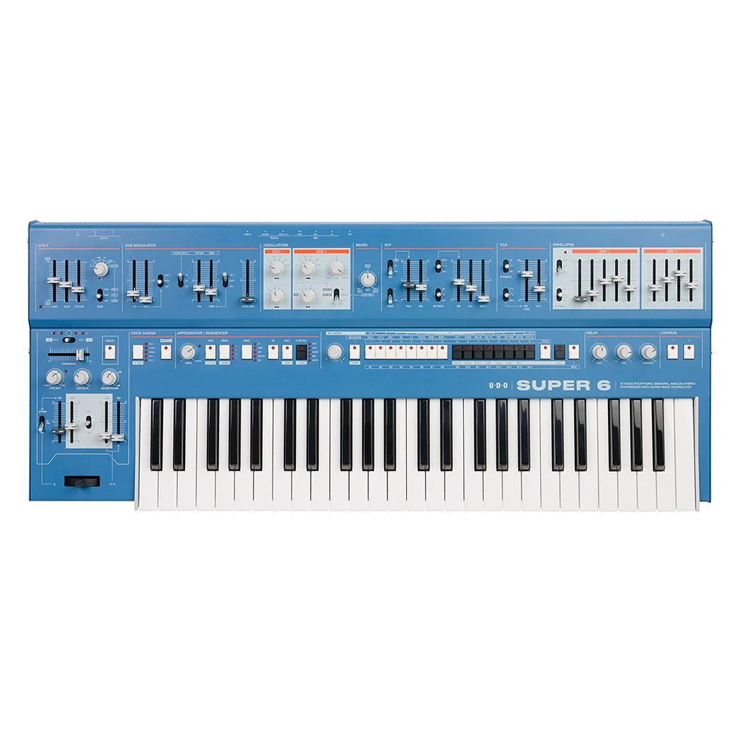 UDO Audio Super 6 Keyboard Blue