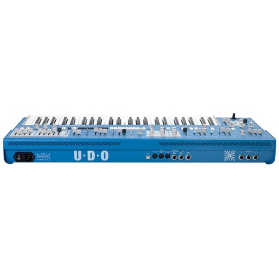 UDO Audio Super 6 Keyboard Blue back
