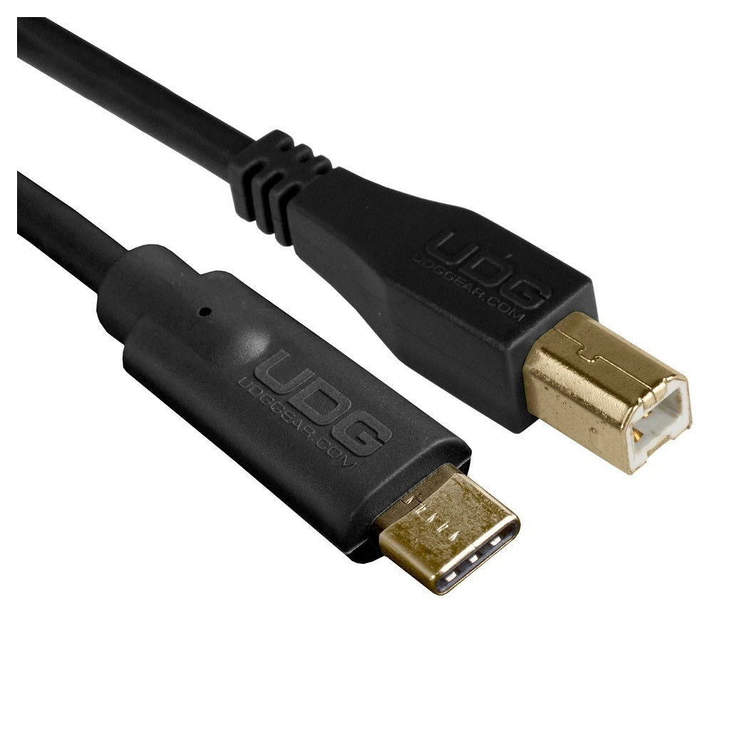 Ultimate Audio Cable USB 2.0 C-B Black Straight 1,5m U96001BL