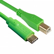 Ultimate Audio Cable USB 2.0 C-B Green Straight 1,5m U96001GR
